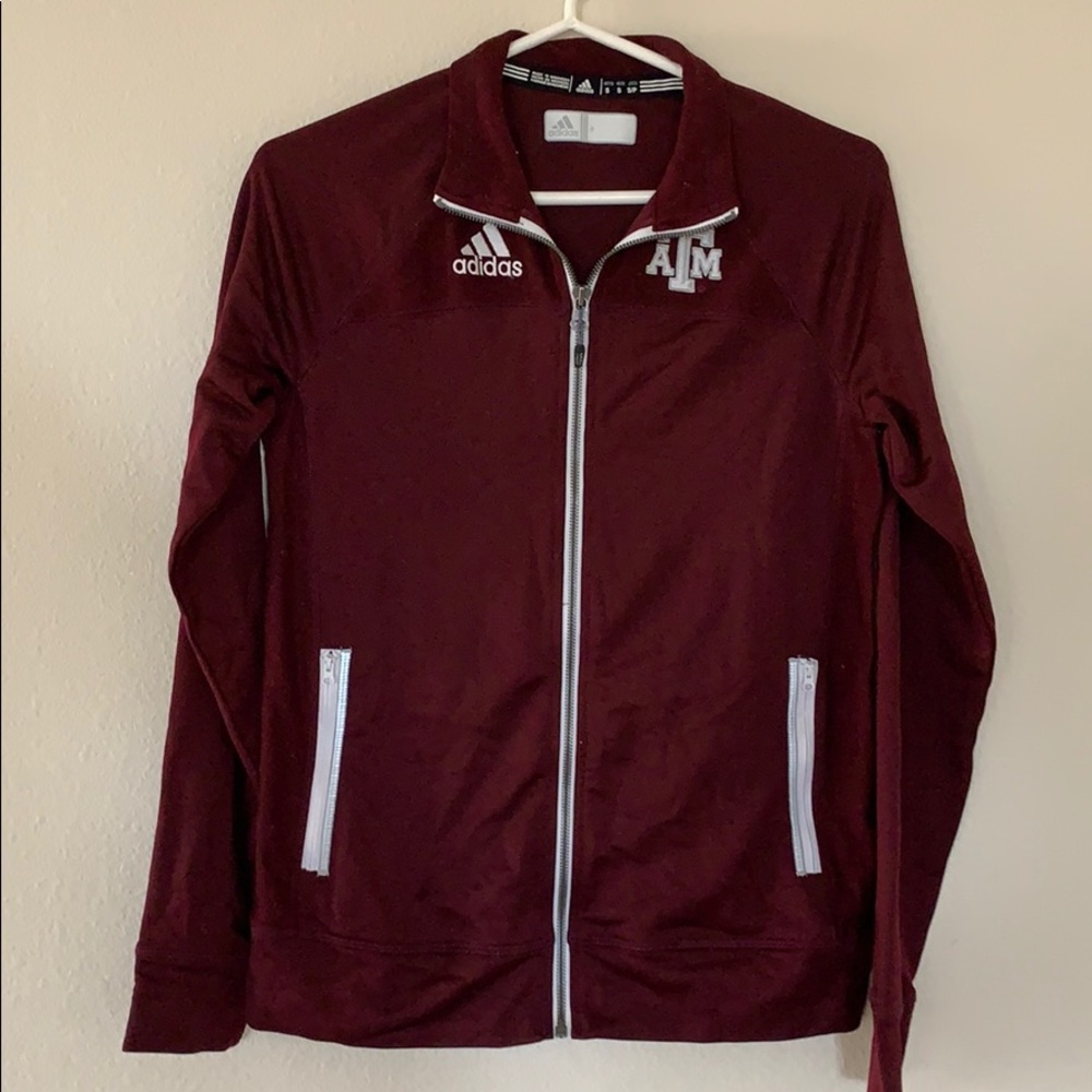 Maroon Zip Up Jacket